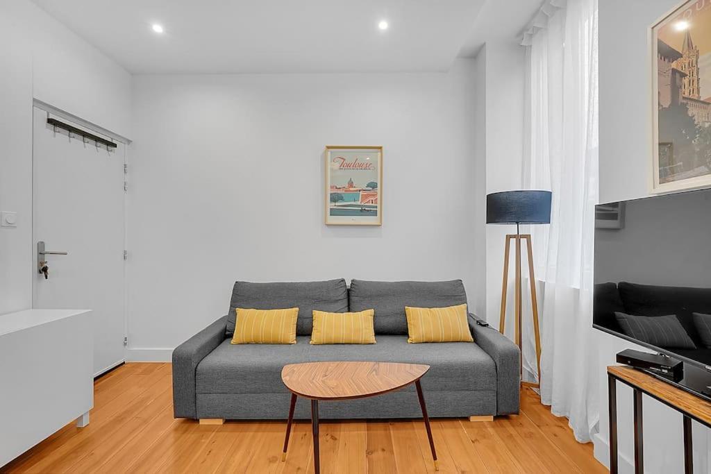 툴루즈 Le Cocon - T2 Cosy Hypercentre Avec Parking 아파트 외부 사진